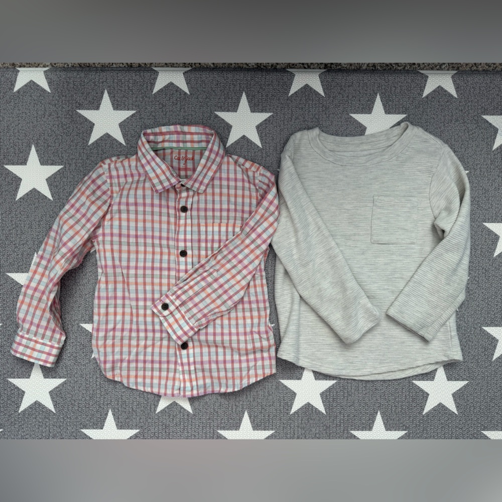 Set of 2 Cat & Jack Shirts - 4T